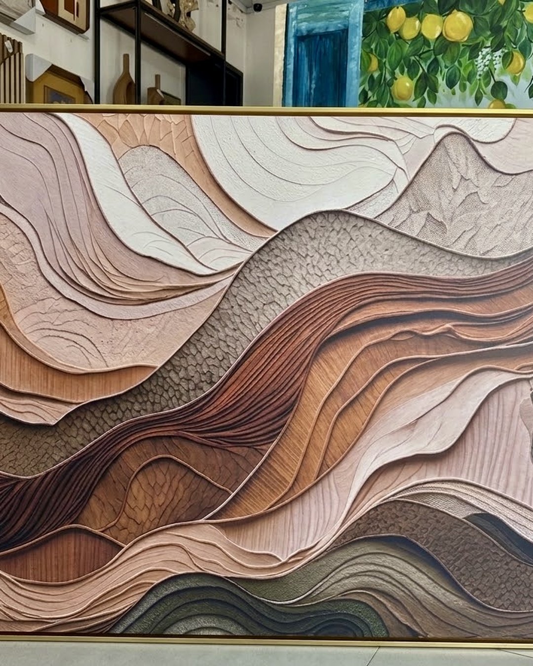 Ondas em Textura — Abstratos